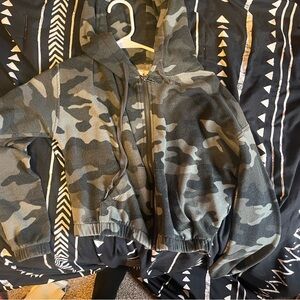 Camo Zip-Up